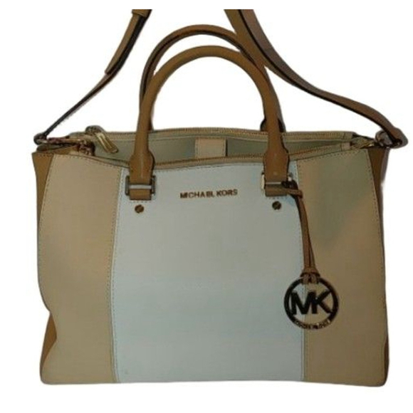 Michael Kors Sutton Saffiano Leather Satchel - Picture 1 of 13